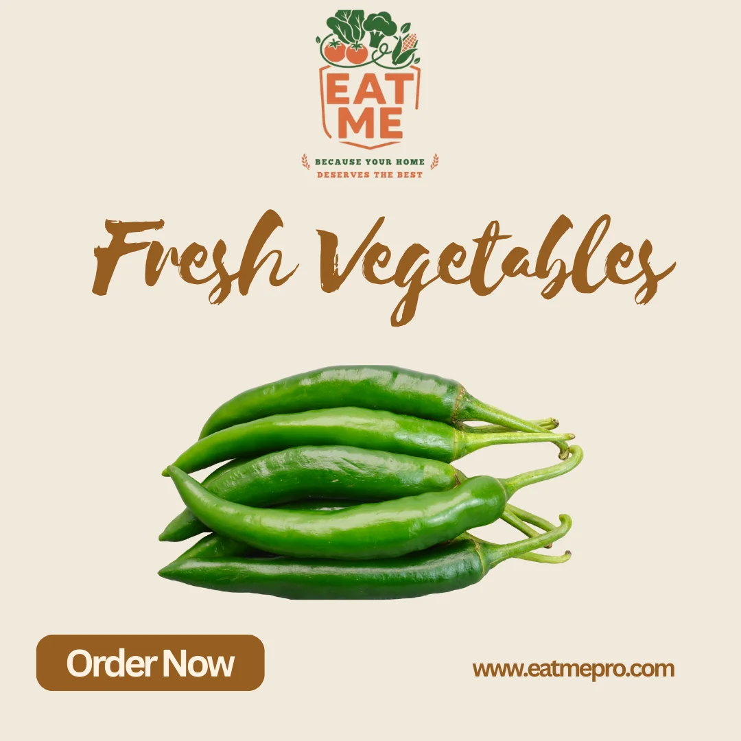 Green Pepper Green Hot Pepper - Image 1